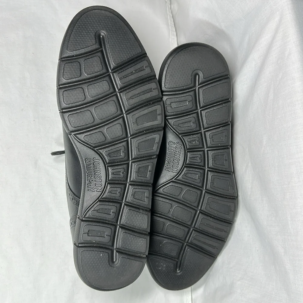 Johnston‎ & Murphy Black Leather Oxfords